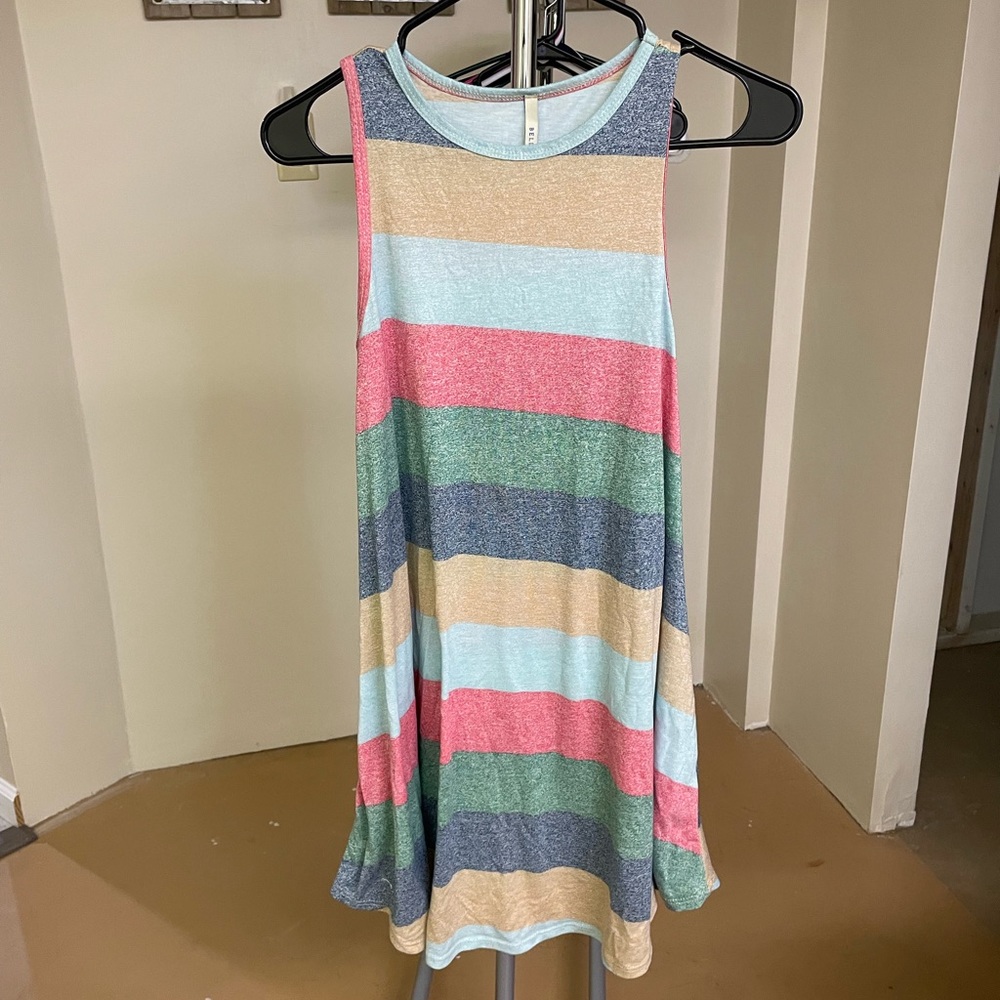 Women’s striped tank dress